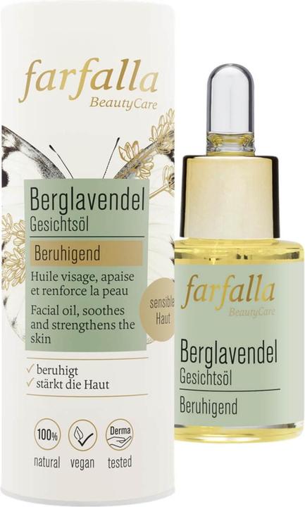 Farfalla Beruhigendes Gesichtsöl Berglavendel (15 ml, Gesichtsöl)