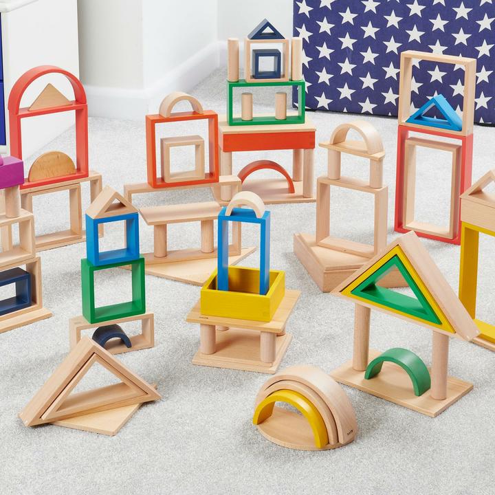 Image du produit TickiT Ensemble de 40 colonnes en bois rondes