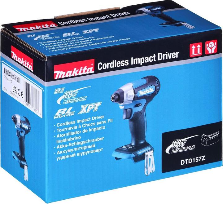 Actual product image Makita DTD157Z (Rechargeable battery operated)