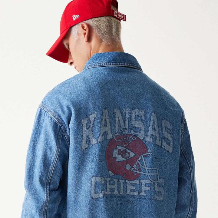 Actual product image New Era Kansas City Chiefs denim jacket Kanchi (L)