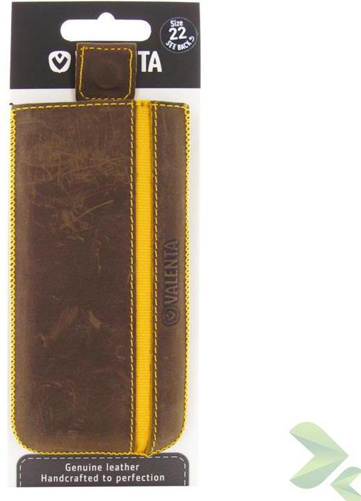 Actual product image Valenta Pocket Stripe Vintage - Leather Pin Bag (Red) (Nokia Lumia 925, Samsung Galaxy S III, Samsung Galaxy Core 2, Samsung Galaxy S4, Sony Xperia Z, Acer Liquid S1, Nokia Lumia 900, Samsung Galaxy Nexus, Optimus 4X HD, Sony Xperia T, Blackberry Q10, Blackberry Z10, Huawei Ascend G510)