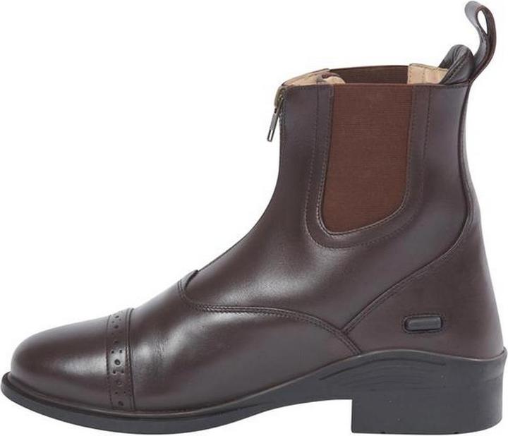 Dublin Evolution Leder Paddock Stiefel vorderer Reissverschluss