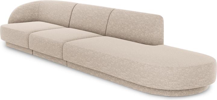 Actual product image Micadoni Right Sofa, "Miley", 4 Seats, 323x90x70Made in Europe (2 person sofa, 3-seater, 4-seater)