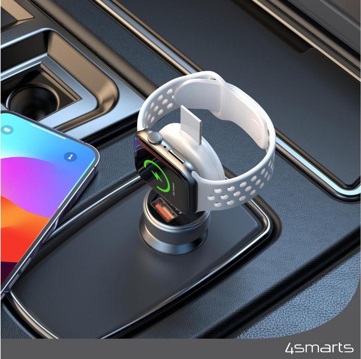 Image du produit 4smarts Chargeur rapide MFi pour Apple Watch argenté