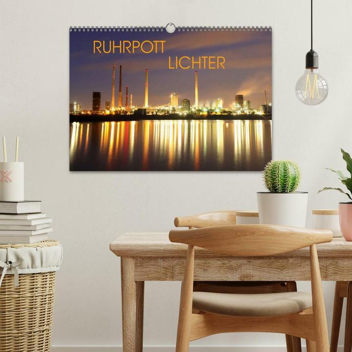 Produktbild RUHRPOTT LICHTER (Wandkalender 2025 DIN A3 quer), Monatskalender (A3, Deutsch)