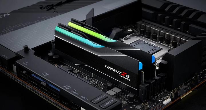 Produktbild G.Skill TRIDENT NEO AMD RGB DDR5 2X48GB 6000MHZ CL26 BLACK F5-6000J2636H48GX2-TZ5NR (2 x 48GB, 6000 MHz, DDR5-RAM)