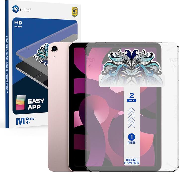 Image du produit Lito Verre blindé Easy Shield (1 pièce(s), iPad Air 4, IPad Air 5 - 10.9, IPad Pro 11)