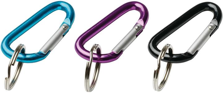 Rieffel Schlüsselkarabiner Aluminium 8060/50 SB/2