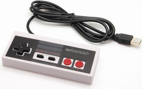 Actual product image Sertronics Controller in NES design, USB 2.0