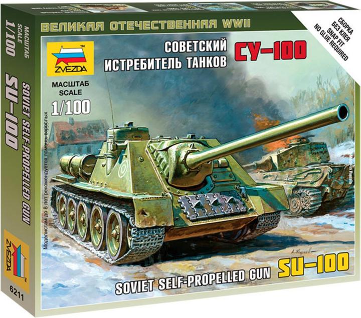 Produktbild Tamiya 1:100 Self-propelled Gun SU-100