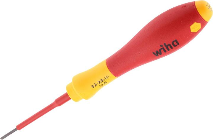 Actual product image Wiha VDE slotted screwdriver So (Slotted screws)