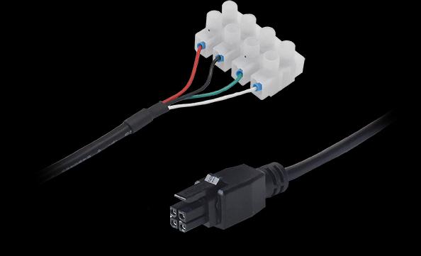 Actual product image Teltonika PR2FK20M:4-Pin Power Cord