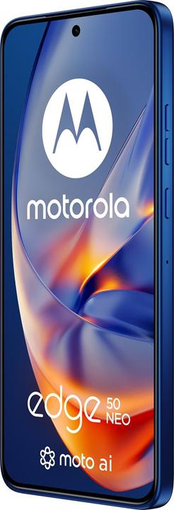 Produktbild Motorola Edge 50 Neo (512 GB, PANTONE Nautical Blue, 6.36", SIM + eSIM, 50 Mpx, 5G)