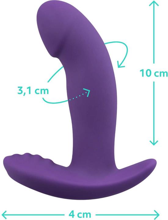 Image du produit Amorelie Vibromasseur Shuffle contrôlé par l'application Point G & Anal
