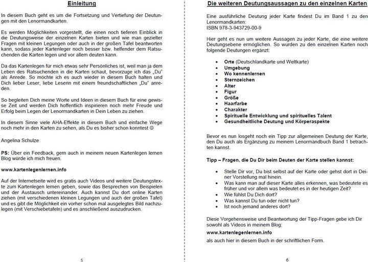 Produktbild Kartenlegen ausführlich erklärt - Noch mehr Deutungsmöglichkeiten (Deutsch, Angelina Schulze, 2020)