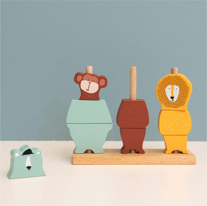 Produktbild Trixie Baby Holzstapelpuzzle Tiere