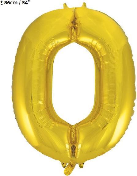 Actual product image Unique Foil balloon number "0 (1 x)