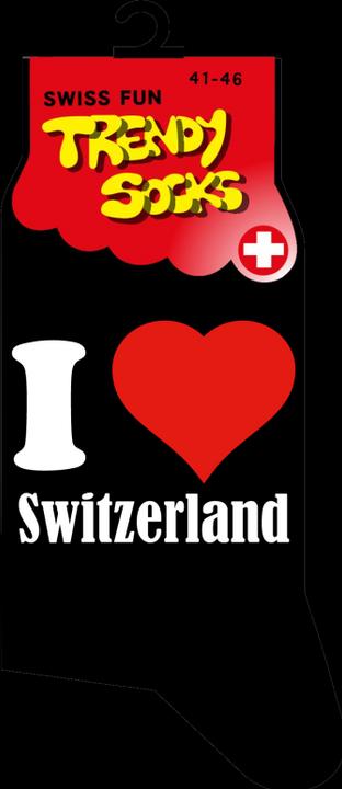 Trendcompany Socken I Love Switzerland (41 - 46)