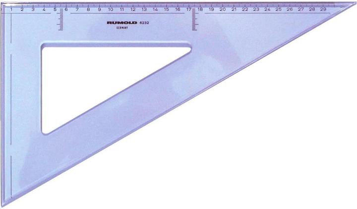 Produktbild Rumold Zeichendreieck 60 25 cm (250 mm)
