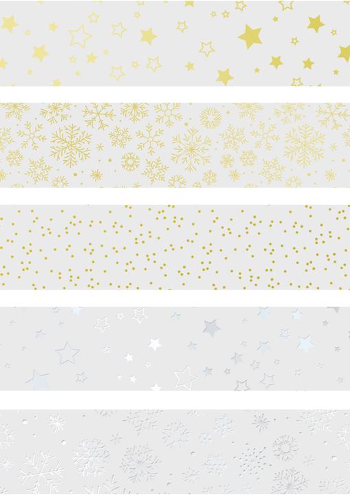 Produktbild Heyda Transparentpapier Weihnachten 10 Blatt, A4, Gold, Silber (115 g/m², 10 x)