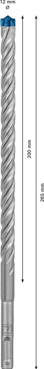 Productafbeelding Bosch Professional Zubehör Expert SDS plus-7X hamerboor, 12 x 200 x 265 mm (12 millimeter)