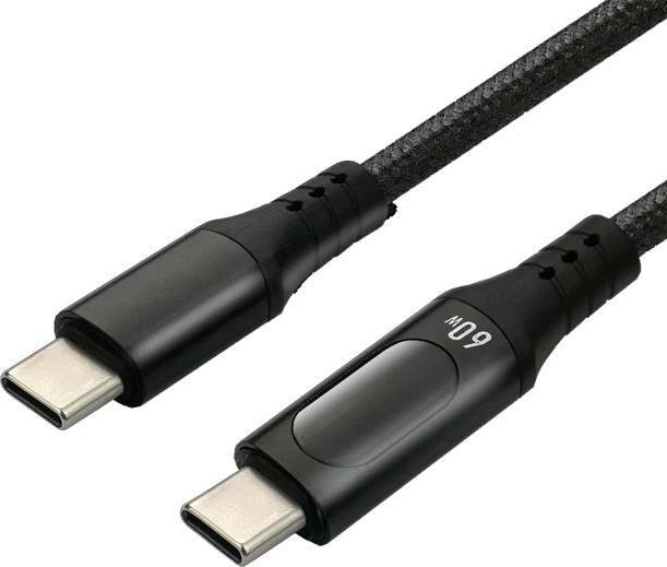 Produktbild Everactive USB-C > USB-C PD 2.0 (Display) - Daten-Ladekabel (2 m, USB 2.0, 60 W)