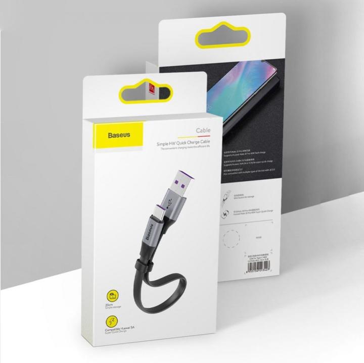 Actual product image Baseus USB A – USB C (0.23 m, USB 2.0, 40 W)
