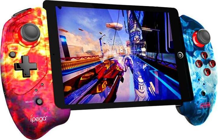 Image du produit iPega PG-9083B contrôleur sans fil / GamePad avec support de téléphone (flamme) (Android, iOS)