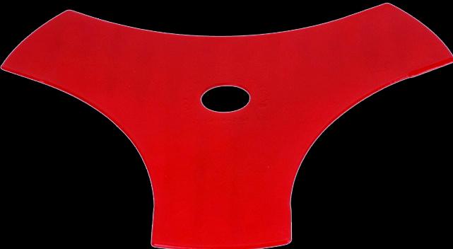 Actual product image Oregon Grass cutter blade 3-tooth, dia. 255 mm x thickness 1.4 mm (Lawn mower blades + replacement blades garden machinery)