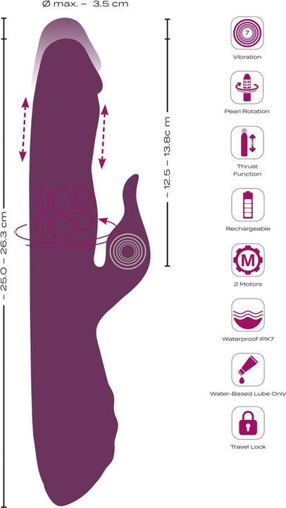 Actual product image Javida 3 Function Vibrator
