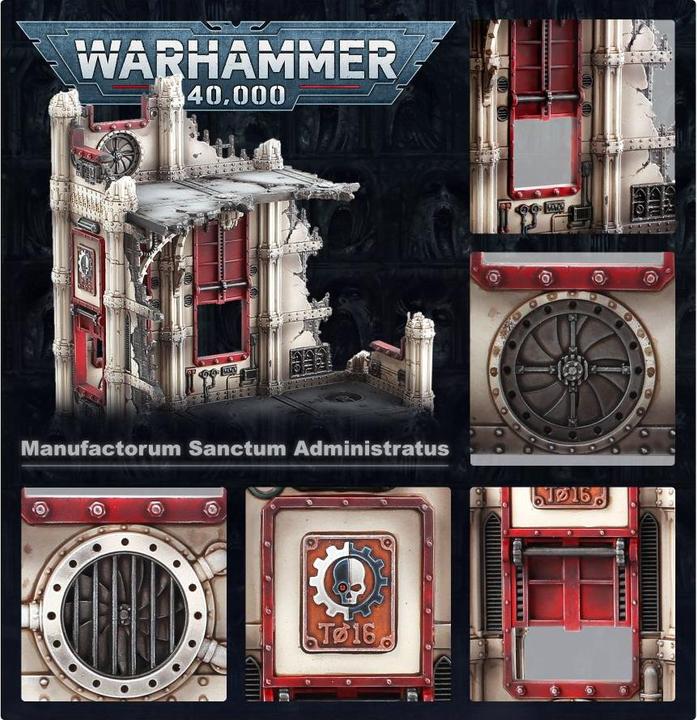 Produktbild Games Workshop Warhammer 40k - Battlezone: Manufactorum - Sanctum Administratus (Kunststoff)