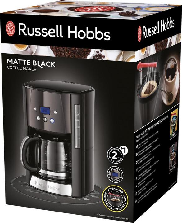 Produktbild Russell Hobbs Russel Hobbs 26160 Digital Glas-Kaffeemaschine matte black