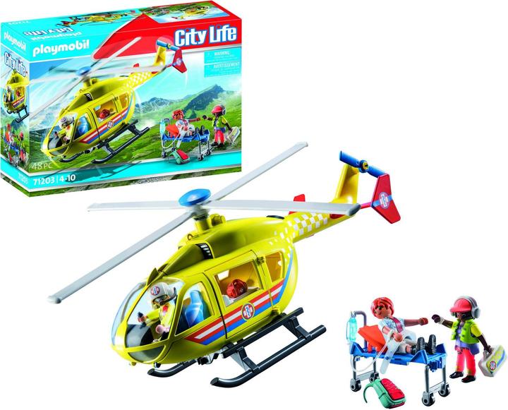 Produktbild Playmobil Rettungshelikopter (71203, Playmobil City Life)