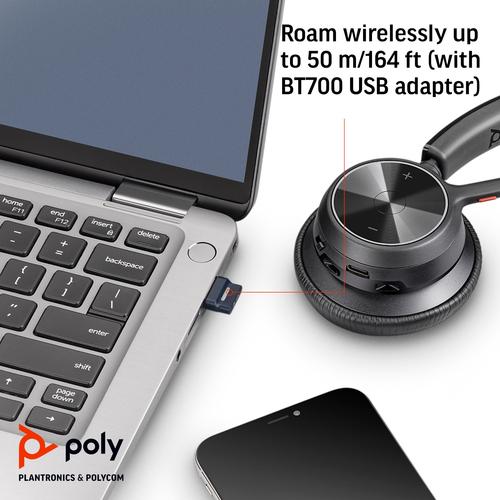 Image du produit Poly HP VOYAGER 4310 USB-C Headset with charge stand, Wireless, Office/Call center, 55 g, Headset (Sans fil, USB-C)