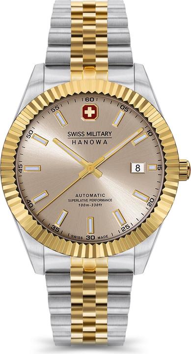 Swiss Military Hanowa Herrenuhr (Uhr mit Schmuckstein, 41 mm)