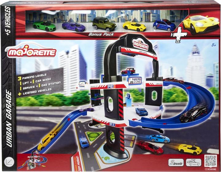 Actual product image Majorette Urban garage met 5 car's
