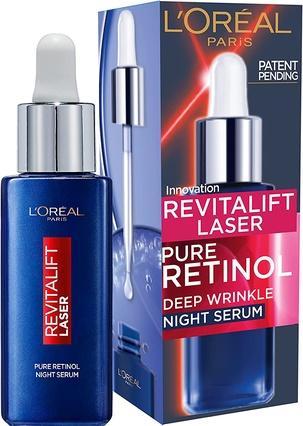 Actual product image L'Oréal Paris L'Oreal Paris Pure Retinol Night Serum Revitalift Laser Face Serum Deep Anti-Wrinkle Night Serum For (30 ml)
