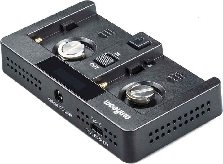 Actual product image Weeylite WB2 Adapter for NP-F batteries