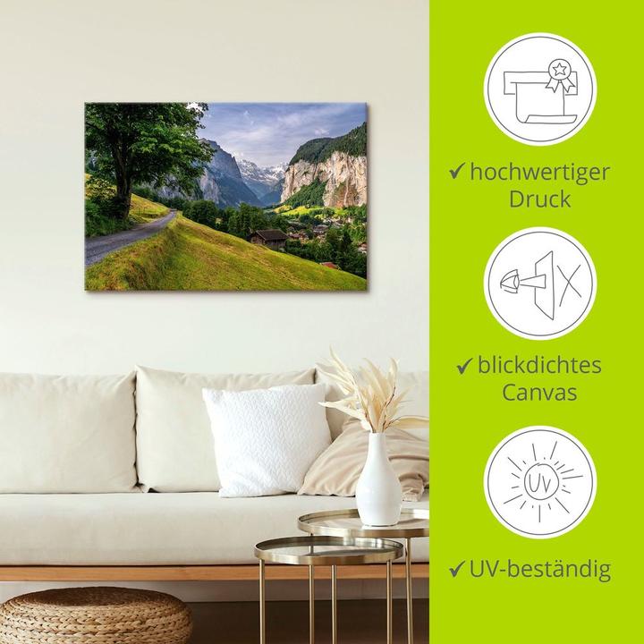 Image du produit Artland Lauterbrunnental Oberland bernois Suisse U4TR (60 x 40 cm)