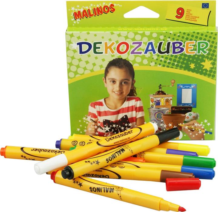 Actual product image Malinos Decorative pens magic (Multicoloured, 9 x)