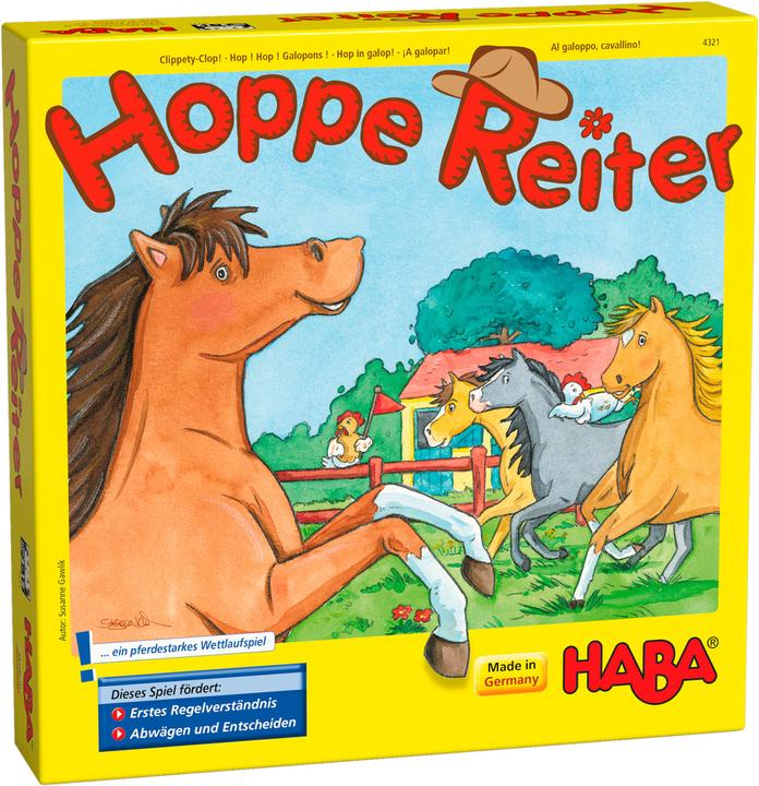 Produktbild Haba Hoppe Reiter (Niederländisch, Spanisch, Französisch, Italienisch, Englisch, Deutsch)
