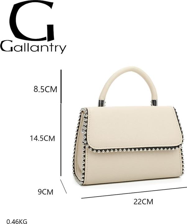 Actual product image Gallantry Elegancy handbag with studs (15 l)