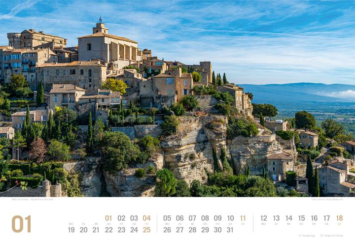 Actual product image Provence - von der Cote dAzur bis in die Alpen - ReiseLust Kalender 2026 (45 x 33 cm, German)