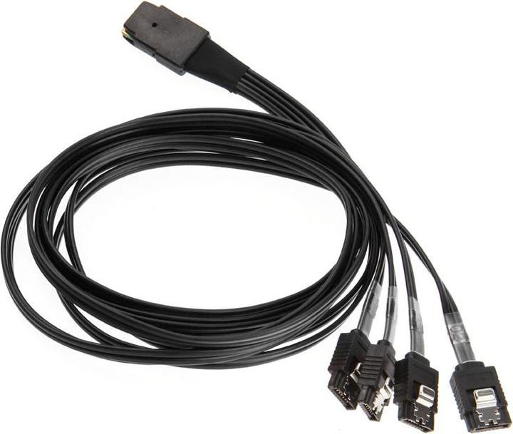 Image du produit InLine Câble SAS (OCR), 1x Mini-SAS vers 4x SATA