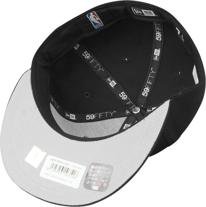 Actual product image New Era 59Fifty Fitted Cap - Chicago Bulls noir / rose (7 1/8)