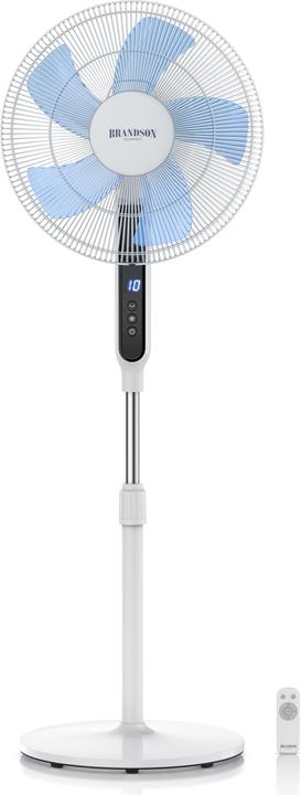Produktbild Brandson Standventilator, DC Motor, Fernbedienung, energiesparend, Timer, leise, 80° Oszillation, 12 Stufen (56 dB)