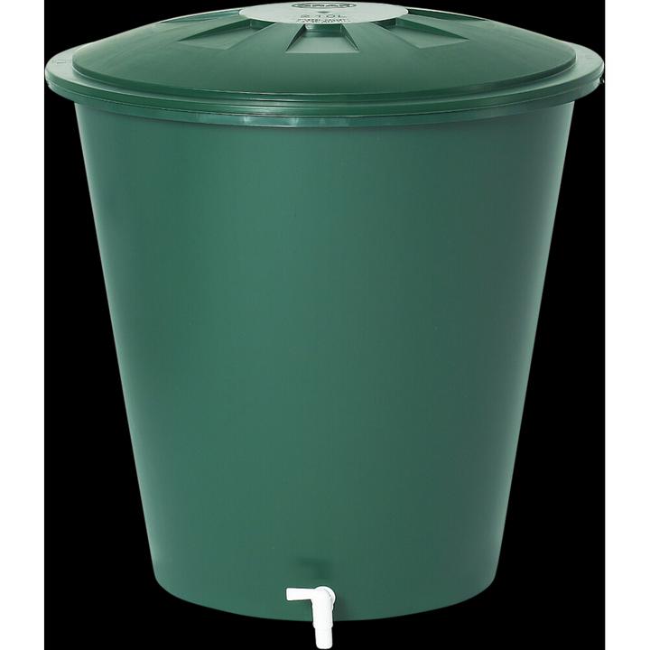 Produktbild Graf Regentonne rund mit Deckel und Hahn Basic Line 210 l (210 l)