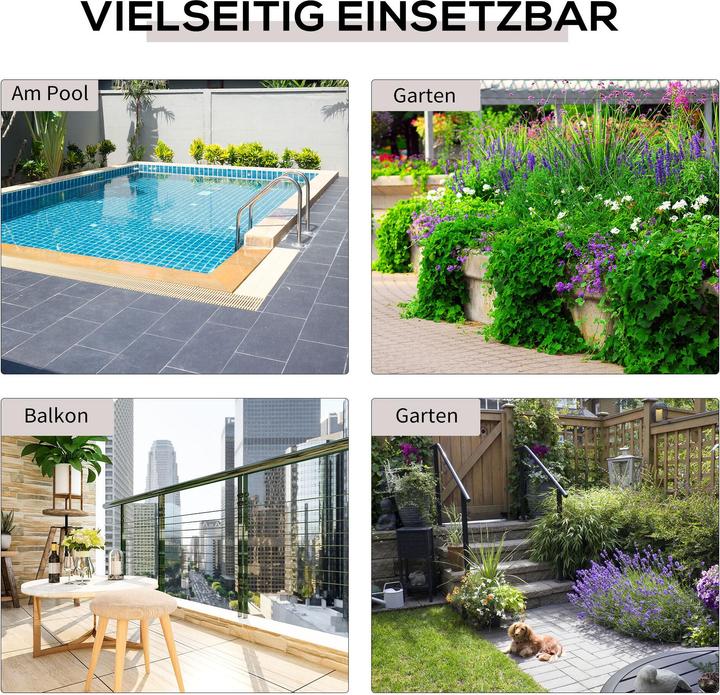 Produktbild Outsunny Polyrattan Gartentisch klappbar (40 cm)
