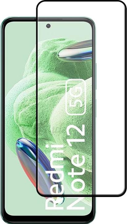 Image du produit Screenguard Xiaomi Redmi Note 12 5G Full Screen Protective Glass 2.5D 9H (1 pièce(s), Xiaomi Redmi Note 12)