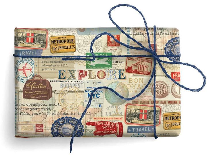 Produktbild Kartos Geschenkpapier Reiselust (Geschenkpapier)